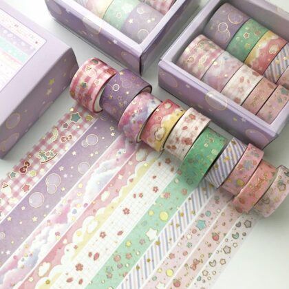 Decorative Washi Tape (10 pcs) [6 styles]