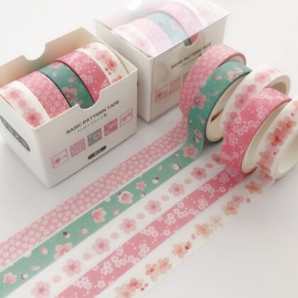 Japanese Washi Tape (5 pcs) [12 styles]